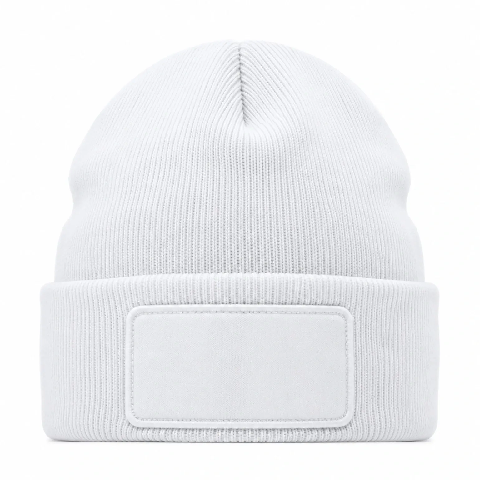 Premium Beanie mit Logo-Patch