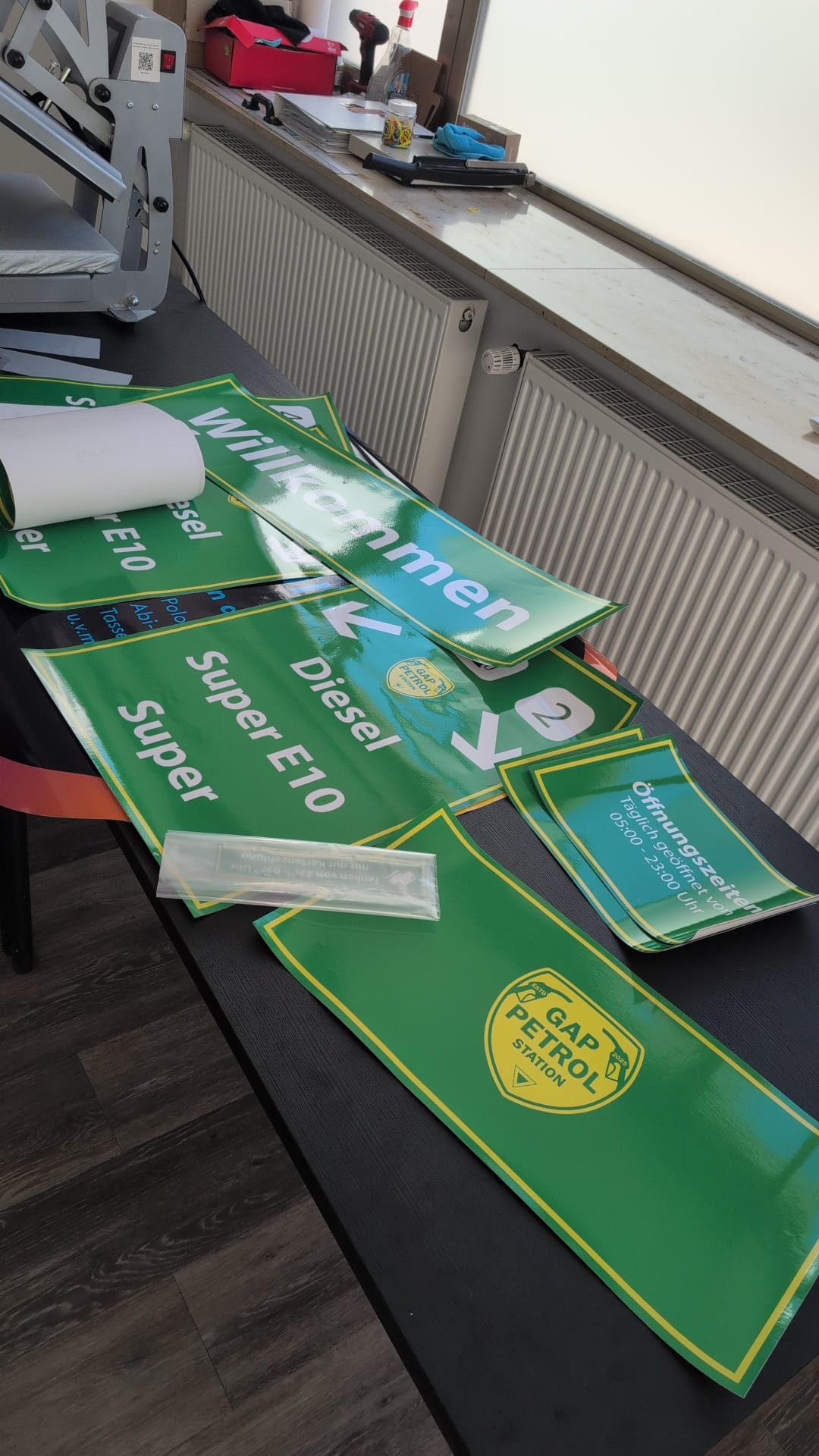 Digitaldruck· Tankstelle